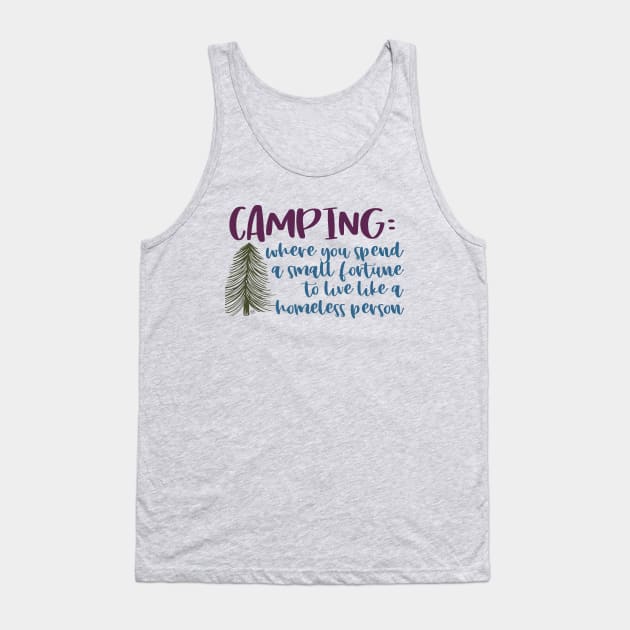 Camping Tank Top by shemazingdesigns